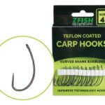 Zfish Teflon Hooks Curved Shank Barbless