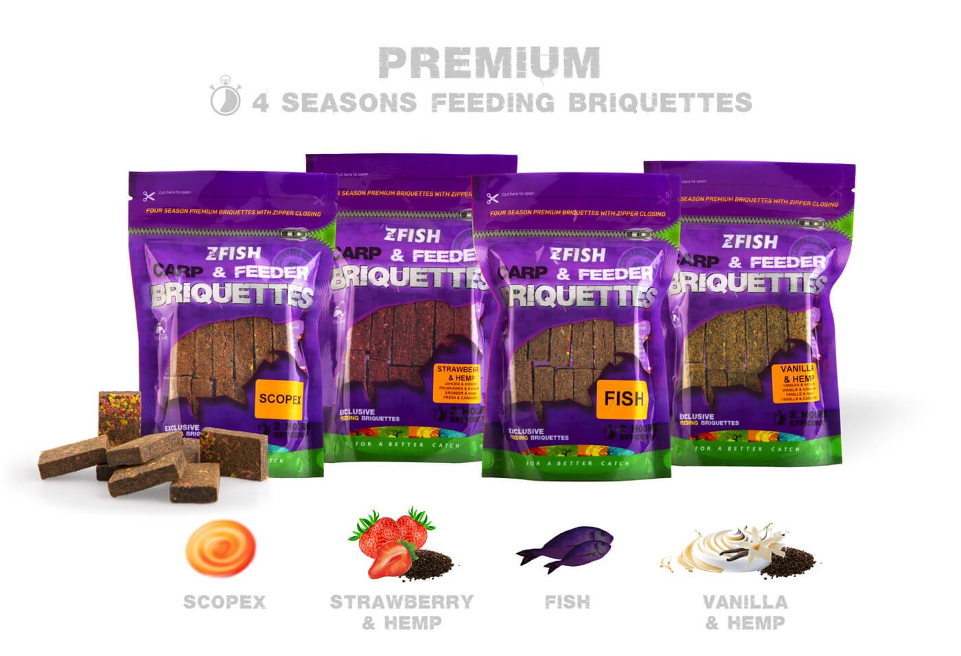 ZFISH Feeding Briquettes 220g