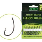 Zfish Teflon Hooks Curved Shank